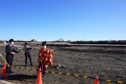 20221124araip3 520x347 - アライプロバンス／約8.7万m2の葛西A棟、建設開始に向け地鎮祭