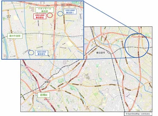 20221129logi1 520x384 - ロジランド／埼玉県春日部市での物流施設開発、3棟目も満床竣工に