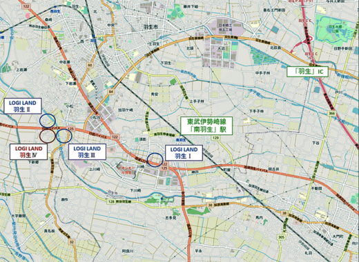 20230208logiland2 520x380 - ロジランド／埼玉県羽生市の開発中物件にトーエイ物流、6月竣工