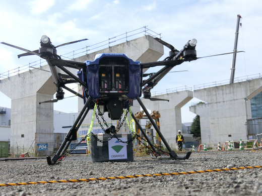 20230215skydrive 520x390 - SkyDriveと大林組／人口集中地区の建設現場で物流ドローン運用