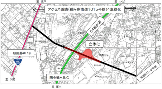 20230220nexco3 520x286 - NEXCO東日本／圏央道「圏央鶴ヶ島IC」立体化等が3月25日開通