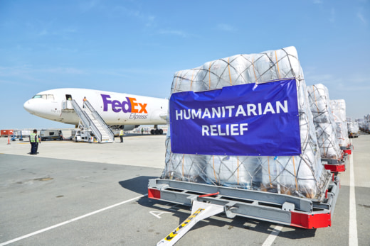 20230228fedex 520x347 - フェデックス／トルコ・シリア被災地への支援物資を無償輸送