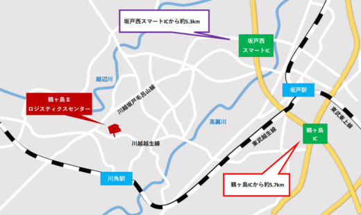 20230322orix13 520x310 - オリックス／関越道と圏央道の結節点に6.3万m2物流施設竣工