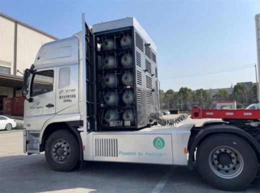 20230424yusenlogi2 520x386 - 郵船ロジスティクス／中国法人が水素燃料電池トラックを初導入