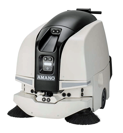 20230524amano1 - アマノ／物流倉庫等の床面除塵に、業務用ロボット掃除機を発売