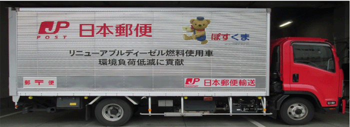 RD燃料専用車両で実証開始