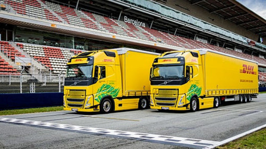 20230605dhl 520x292 - DHL／ヨーロッパ全レースでバイオ燃料トラック18台を導入