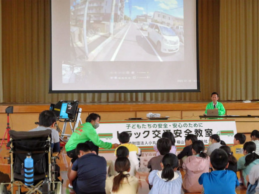 20230609fukutsu1 520x389 - 福山通運／福岡県糸島市の小学校で交通安全教室開催