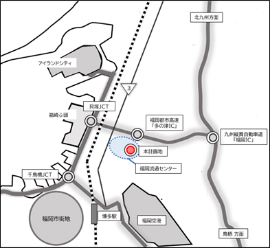 20230616itocyu1 - 伊藤忠都市開発／物流施設開発で九州初進出、福岡市の用地取得