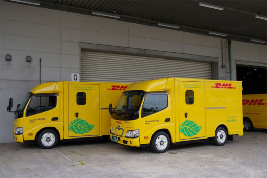 20230627dhl 520x347 - DHLジャパン／2023年中にEVトラック19台を追加導入