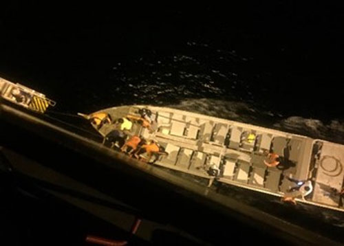 20230711nyk - 日本郵船／運航木材チップ専用船がフィリピン近海洋上で人命救助
