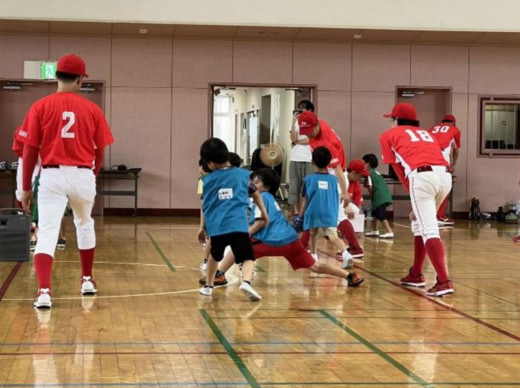 20230718sbsricoh1 520x388 - SBSリコーロジ／厚木野球部が幼児・小学校低学年向け教室を実施