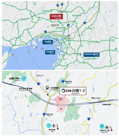 20230817esr2 - ESR／兵庫県に敷地50.5万m2、日本最大級の物流施設パーク着工
