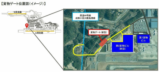 20230920narita3 520x236 - 成田国際空港／ANA最大となる6.1万m2の貨物上屋を新設