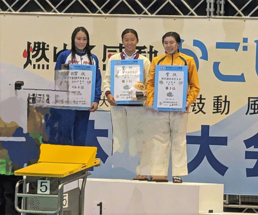 20230925suzuyo 520x435 - 鈴与／ 望月絹子選手、かごしま国体400mで自由形3位