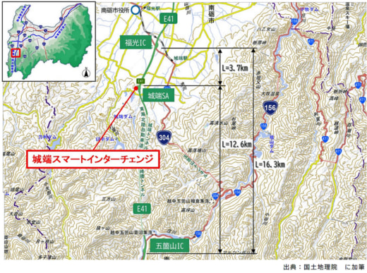 20231107nexcoc 520x387 - NEXCO中日本／東海北陸自動車道で「城端スマートIC」12月16日開通