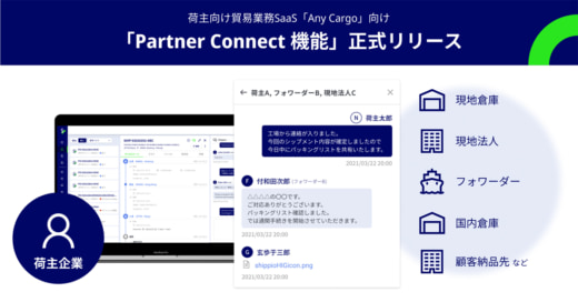 20231114shippio 520x272 - Shippio／荷主企業と物流事業者のデジタル連携機能を提供開始