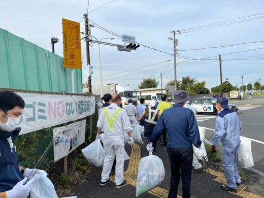 20231128fline 520x390 - F-LINE／東扇島低温物流センター等が官民合同一斉清掃