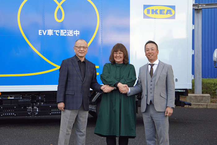 イケア／EVトラック17台導入、ゼロエミッション配送を加速