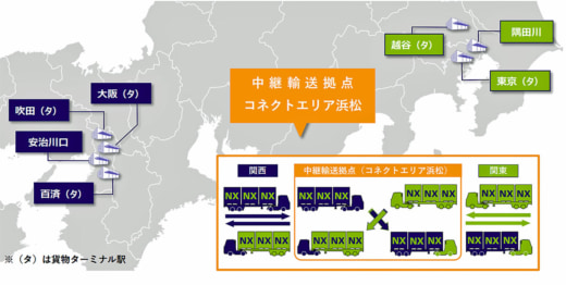 20231218nittsu1 520x262 - 日本通運／災害による鉄道不通に対応のトラック代替輸送
