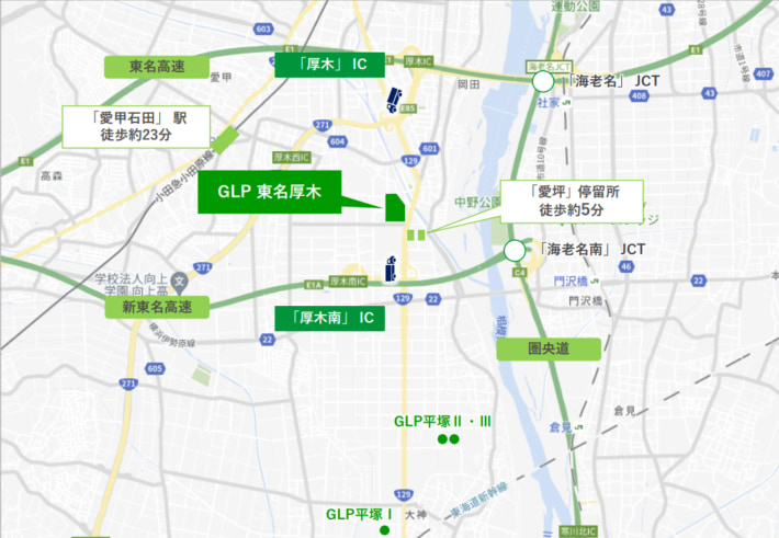 20240308glp2 710x491 - 日本GLP／東名・新東名IC至近、神奈川県厚木市で物流施設開発
