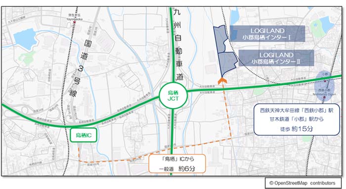 20240617rogiland2 - ロジランド／福岡県小郡市で延床2.2万m2の「小郡鳥栖インターI」着工
