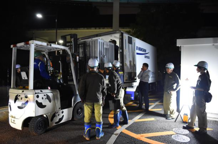 20241003hanshinhankyuEX01 710x469 - 阪神阪急エクスプレス／パンダ2頭、リーリー・シンシンの中国返還に協力