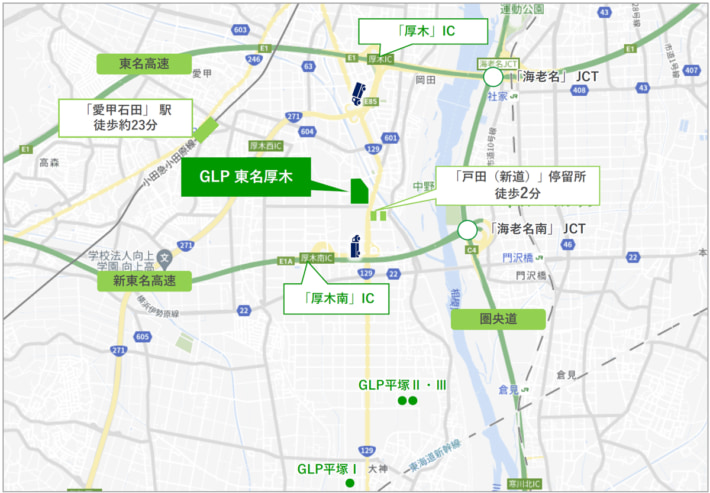 20241029GLPJ04 710x493 - 日本GLP／厚木市に8.5万m2の物流施設着工 首都圏対応の好立地