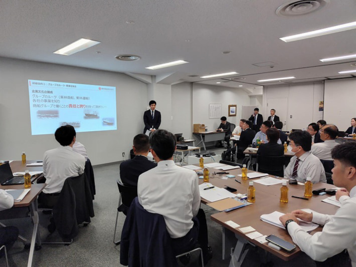 20241127kuribayashi01 710x533 - 栗林商船／グループ合同で管理職研修 9社から22名が参加