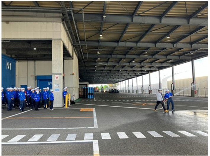 20241205meikokaiun03 710x528 - 名港海運／南海トラフ地震を想定した防災・消防訓練を実施