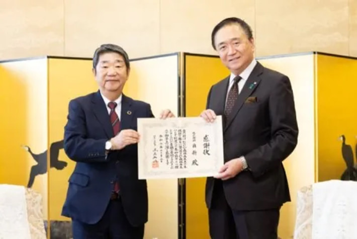 20241213NISSHUIN01 710x475 - 日新／森林・水源保全活動で神奈川県知事より感謝状