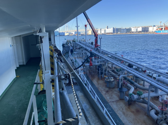 20241219KLINE02 710x531 - 川崎汽船／国内初となる舶用バイオ燃料供給、84％のCO2削減見込み