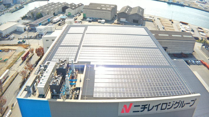 20241219nichireilogi01 710x399 - ニチレイロジ／福岡東浜物流センターに太陽光発電システム導入
