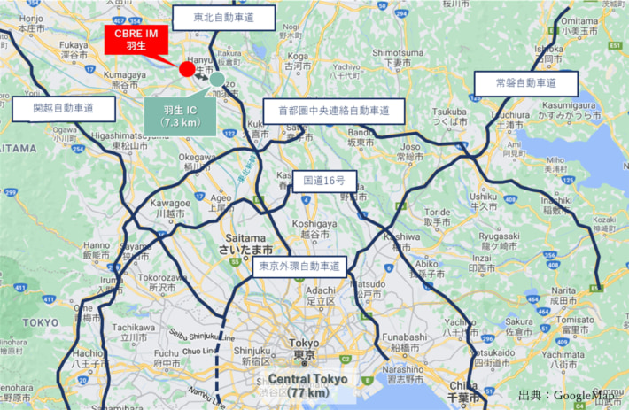 20250110CBREIM02 710x463 - CBRE IM／埼玉県羽生市で4.8万m2のマルチ型物流施設竣工