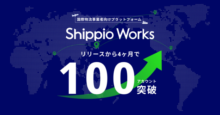 20250120shippio01 710x373 - Shippio／国際物流事業者向けプラットフォームで100アカウント突破