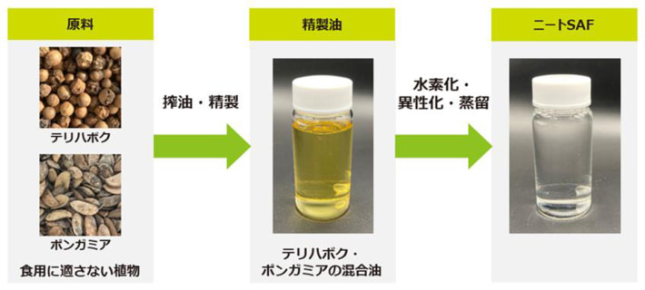 20250129Joilmils01 710x320 - J-オイルミルズ／非食用原料から100％バイオマス由来SAF生成