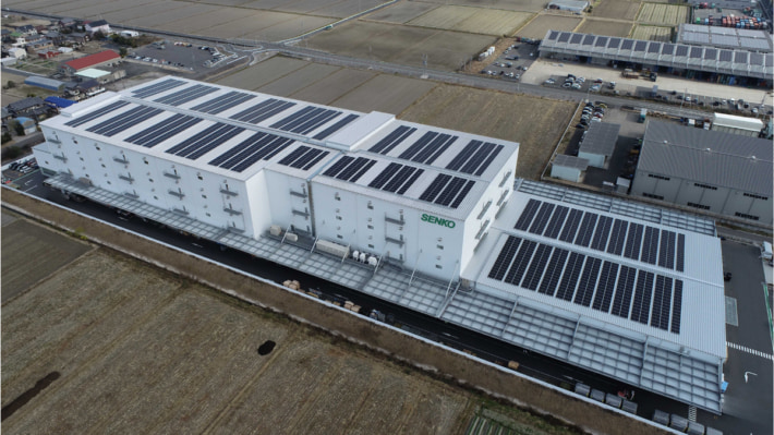 20250213senko01 710x399 - センコー／湾岸弥富PDセンターで太陽光パネル導入 公的補助金を活用