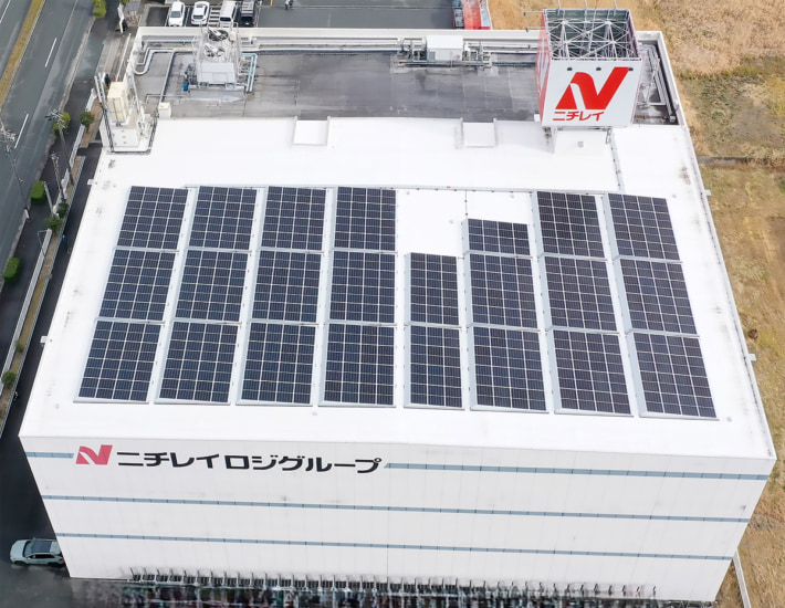 20250214nichireilogi01 710x550 - ニチレイロジ／東海地区の物流施設2件に太陽光発電システム導入