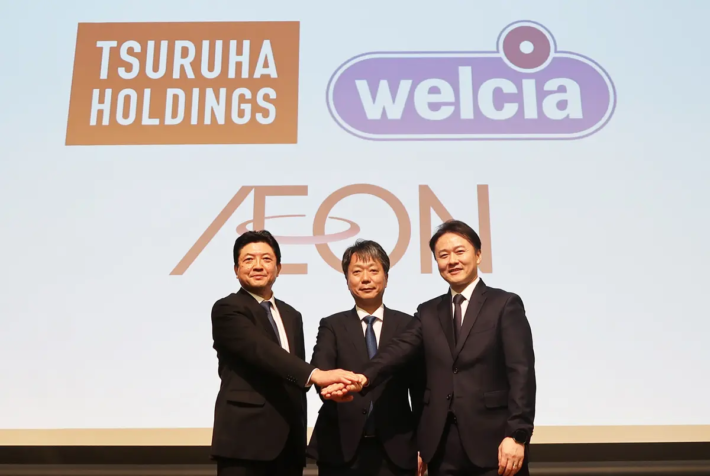 20250411turuha2 710x476 - イオン・ツルハ・ウエルシア経営統合／物流でも連携、3年で500億円シナジー見込む