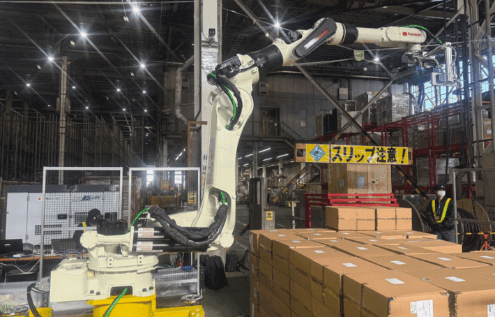0515remotsystem2 710x454 - 川崎重工など3社／航空貨物の自動デパレタイズシステムを開発