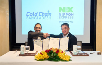 CCBL社出資者のAhmed Rajeeb Samdani氏 NX南アジア・オセアニア 小林克人 社長 NIPPON EXPRESSホールディングス　　Cold Chain Bangladesh Limited