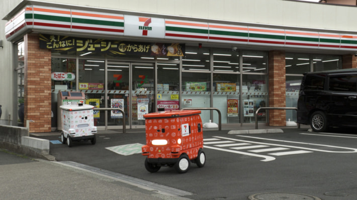 20250519LOMBY01 710x399 - LOMBYほか／自動走行ロボットでセブンイレブンの商品を屋外配送