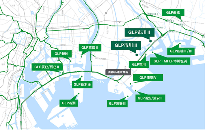 202506016GLP01 710x451 - 日本GLP／千葉県市川市で冷凍冷蔵倉庫2棟、開発プロジェクト始動