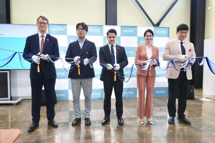 202506027ExotecNihon01 710x473 - Exotec／韓国で常設の次世代機器デモセンター開設、仏大使も登壇