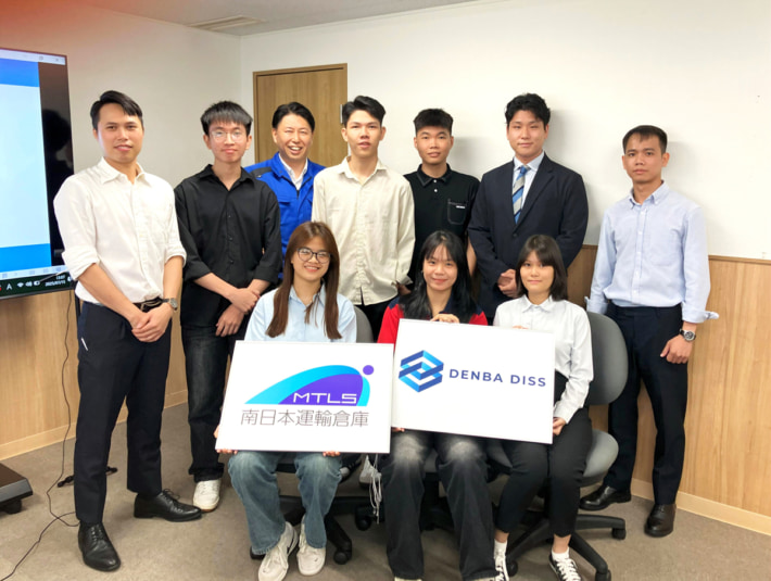 20250723minaminihonunnyusoko01 710x535 - 南日本運輸倉庫／ベトナム人大学生インターン第5期生を受け入れ