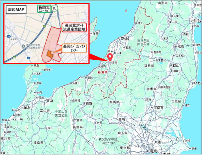 20251020chuetsu02 710x543 - 中越運送／新潟県長岡市に県内全域をカバーする物流施設を開設