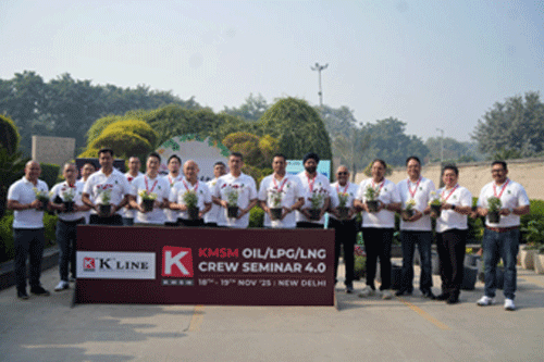 川崎汽船/船員教育活動の一環で、インド・デリーで植樹活動を実施 20251208kline2 - 川崎汽船/船員教育活動の一環で、インド・デリーで植樹活動を実施