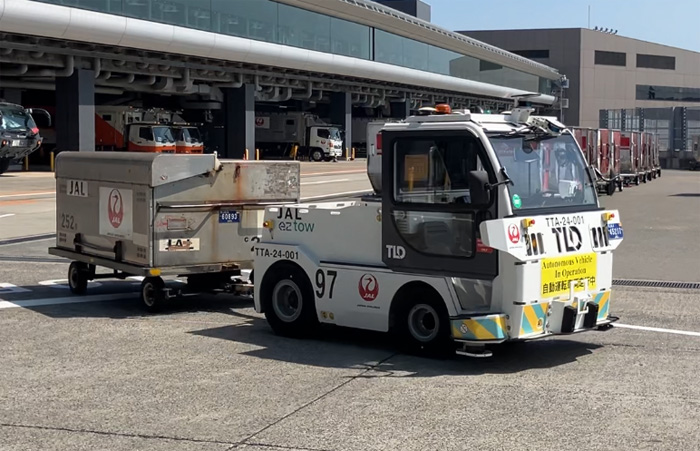 JAL/羽田と成田空港で貨物搬送など自動運転レベル4を実用化 20251215jal3 - JAL/羽田と成田空港で貨物搬送など自動運転レベル4を実用化
