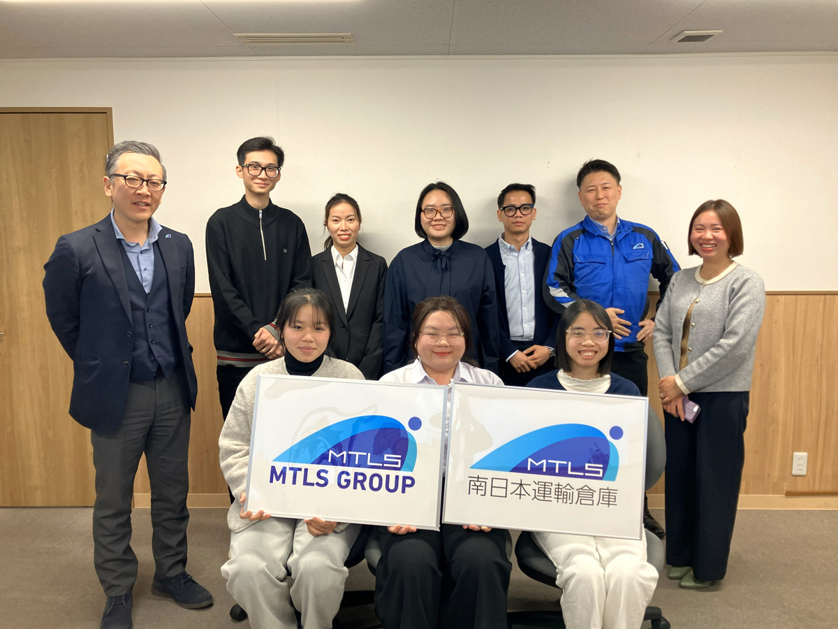 南日本運輸倉庫/ベトナム人大学生5人をインターンとして受け入れ 20251218mi01 - 南日本運輸倉庫/ベトナム人大学生5人をインターンとして受け入れ