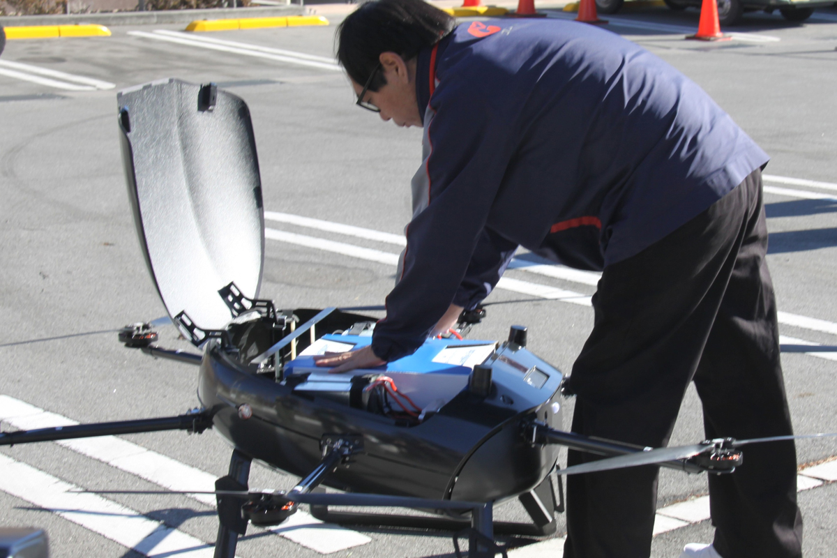 セイノーHDほか/長野県軽井沢市でドローン物流実験、渋滞や防災対策に一歩 20251218seino02 - セイノーHDほか/長野県軽井沢市でドローン物流実験、渋滞や防災対策に一歩
